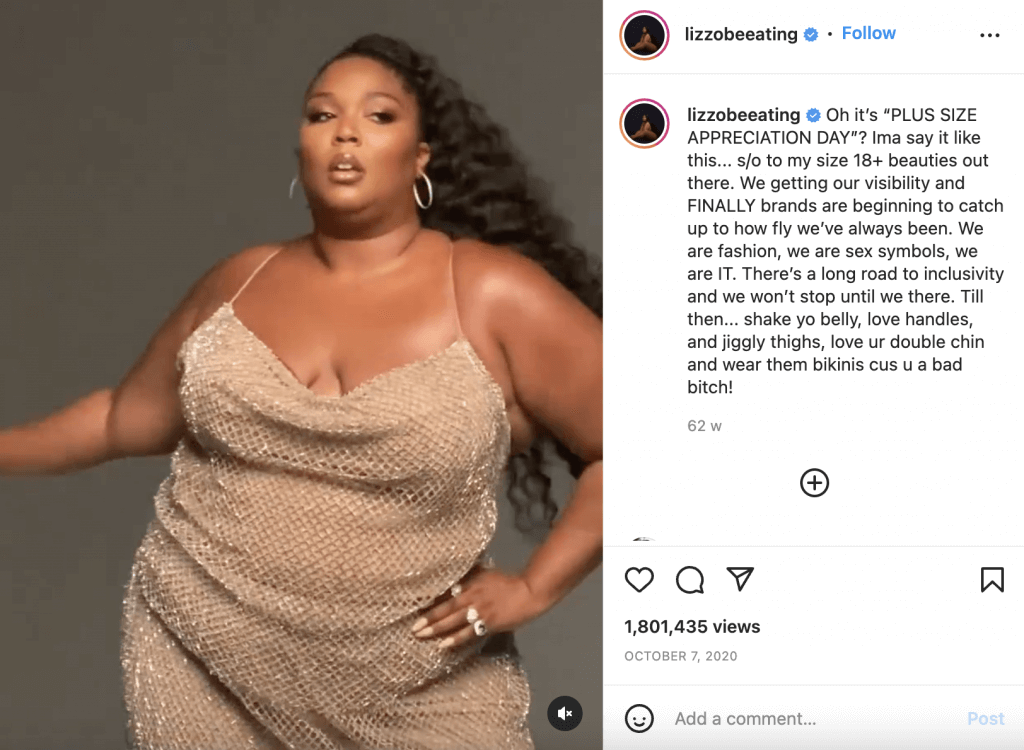 celebrities who manage their social media lizzo