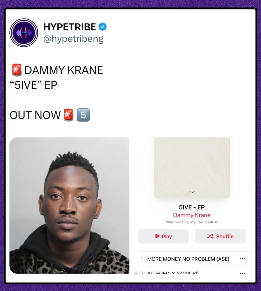 Dammy Krane “5IVE” EP OUT NOW