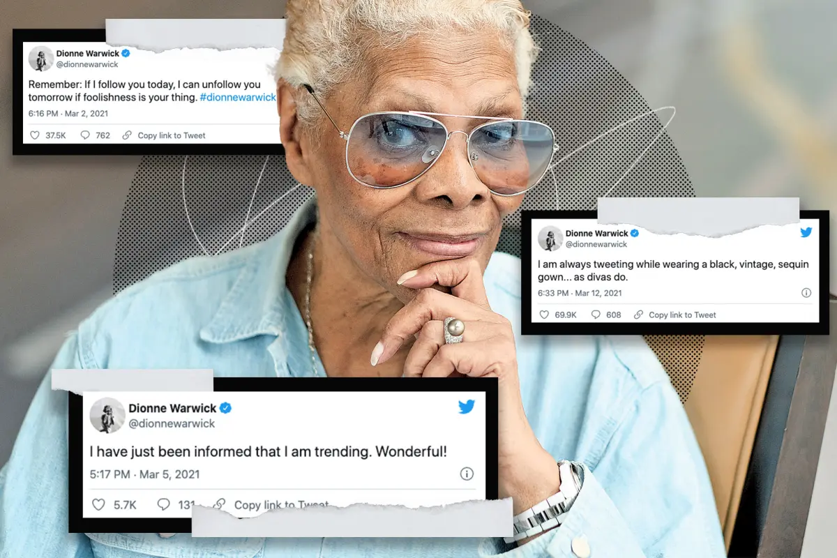 Dionne Warwick handles her own twitter