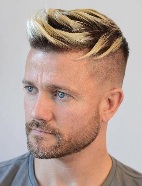 High and Tight with Dirty Blonde Texture